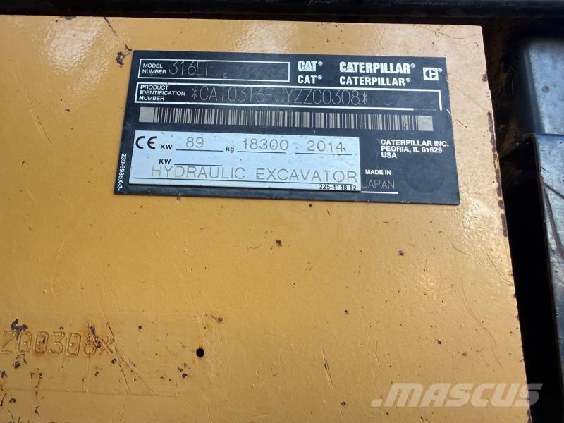 CAT 316E Crawler excavators
