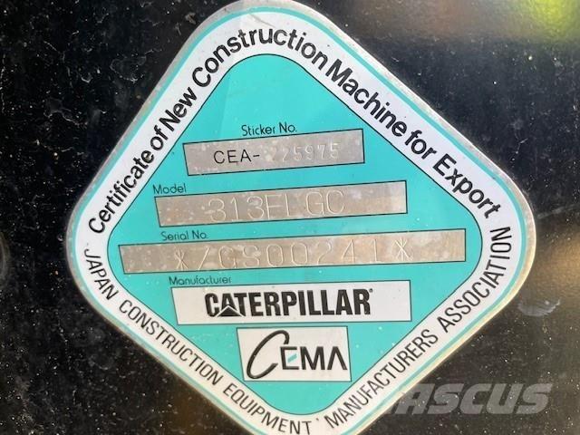 CAT 313 FL GC Crawler excavators