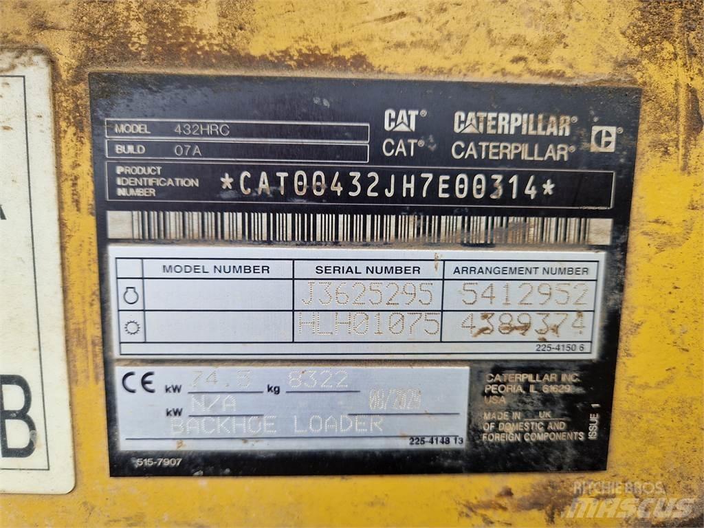 CAT 432-07 Backhoe loaders