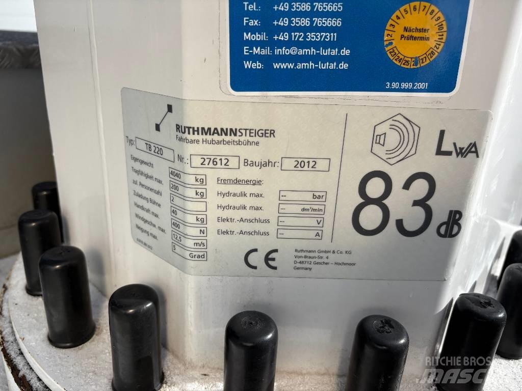 Ruthmann TB 220 Truck & Van mounted aerial platforms