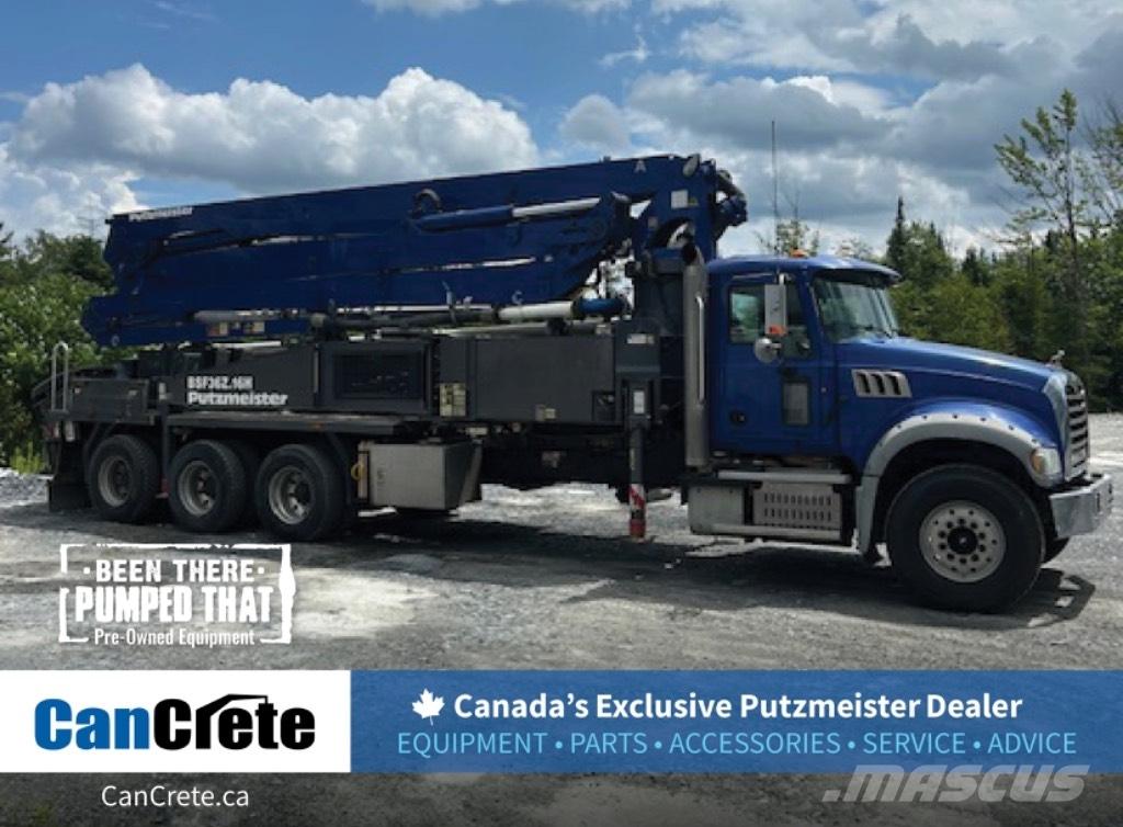 Putzmeister 36Z.26H Concrete pump trucks
