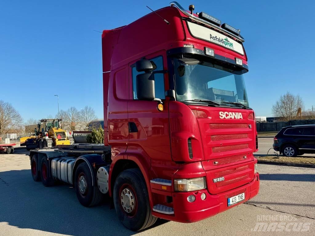 Scania R 480 Cable lift demountable trucks
