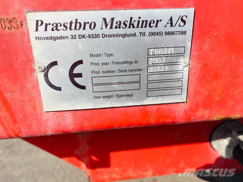 Præstbro T 663 Tipper trailers