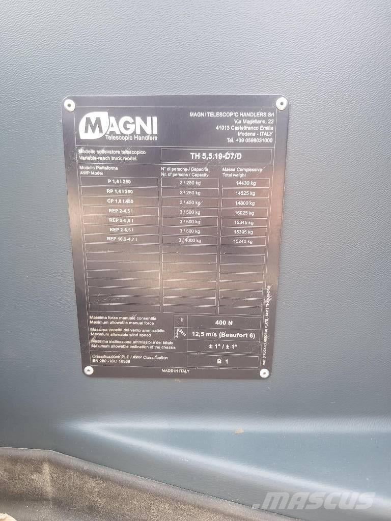Magni TH 5.5 19 P Telescopic handlers