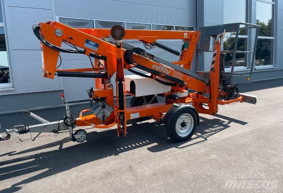 Niftylift 120 TAC Trailer mounted aerial platforms