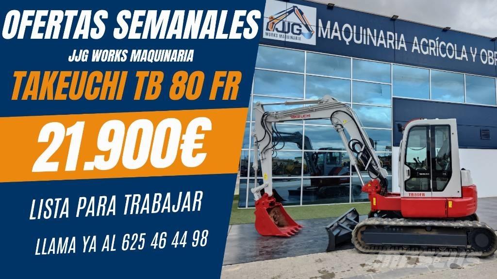 Takeuchi TB 80 FR Mini excavators < 7t (Mini diggers)