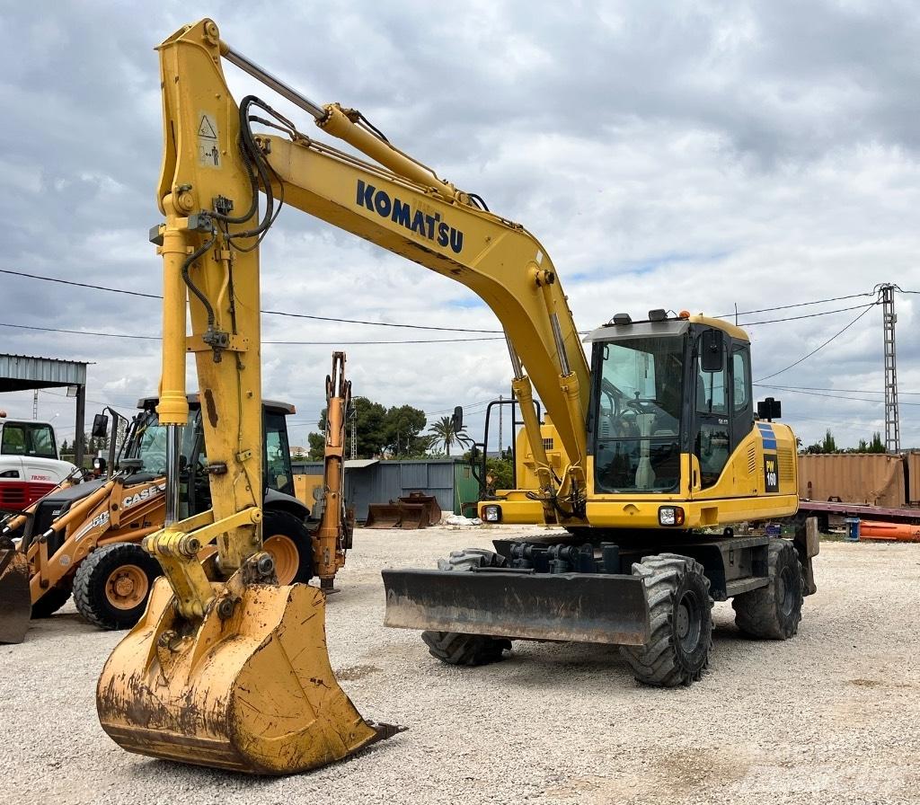 Komatsu PW 160 Wheeled excavators