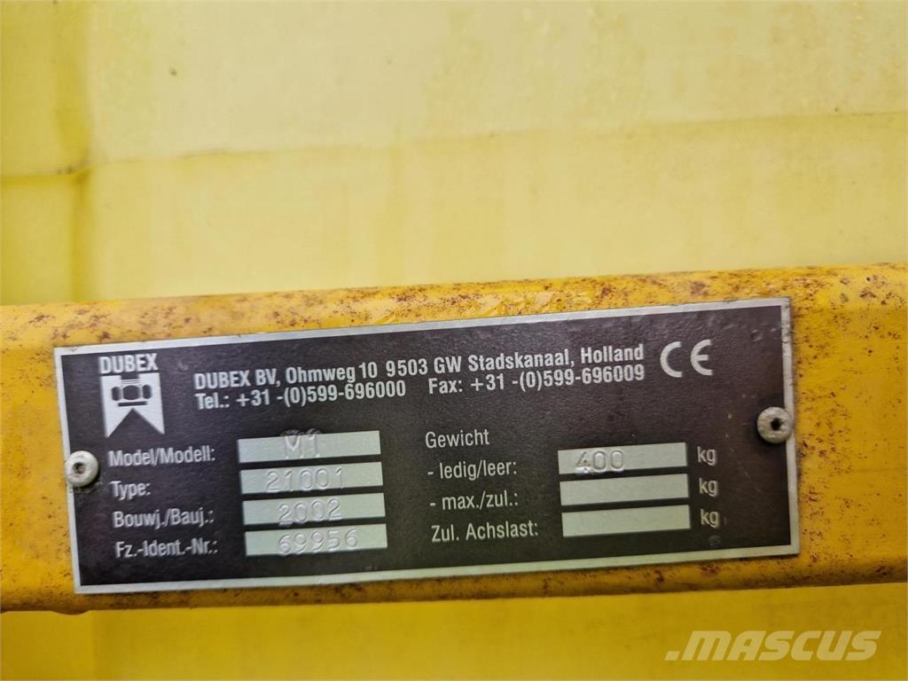 Dubex MODEL 1 Trailed sprayers