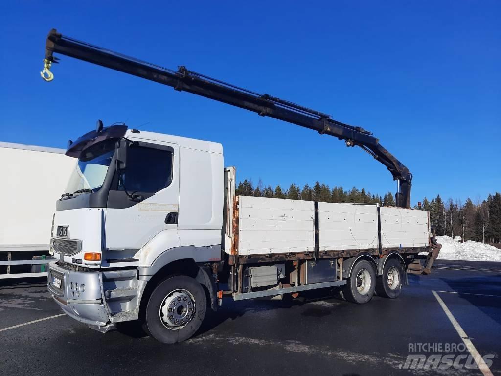 Sisu E12 Crane trucks