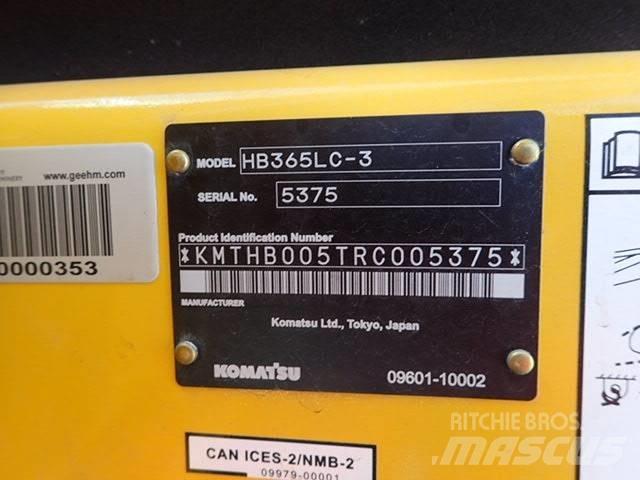 Komatsu HB 365LC-3 Crawler excavators