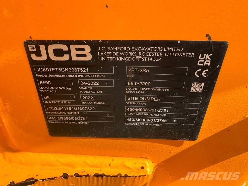 JCB 9T-2FT Site dumpers