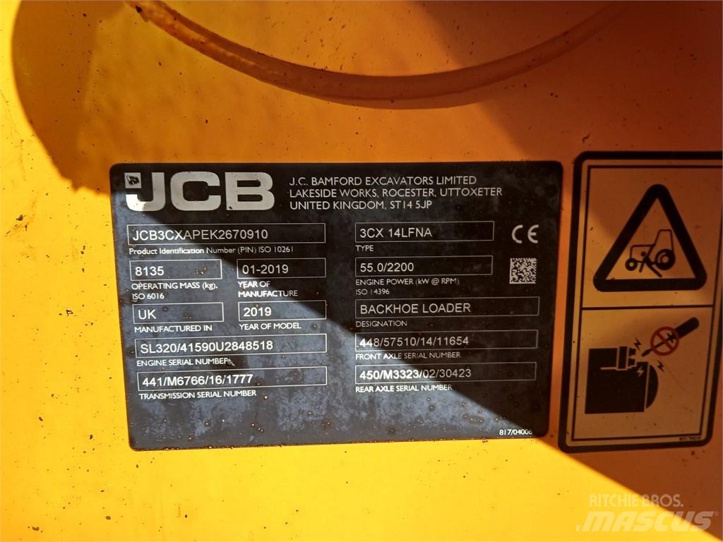 JCB 3 CX ECO Backhoe loaders
