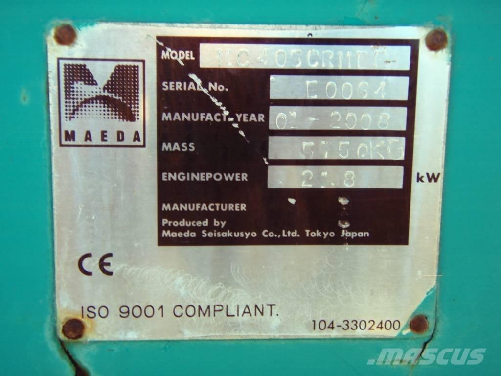 Maeda MC 405 CRME Tracked cranes