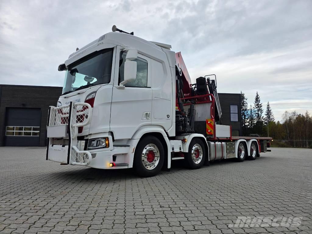 Scania R 650 Crane trucks