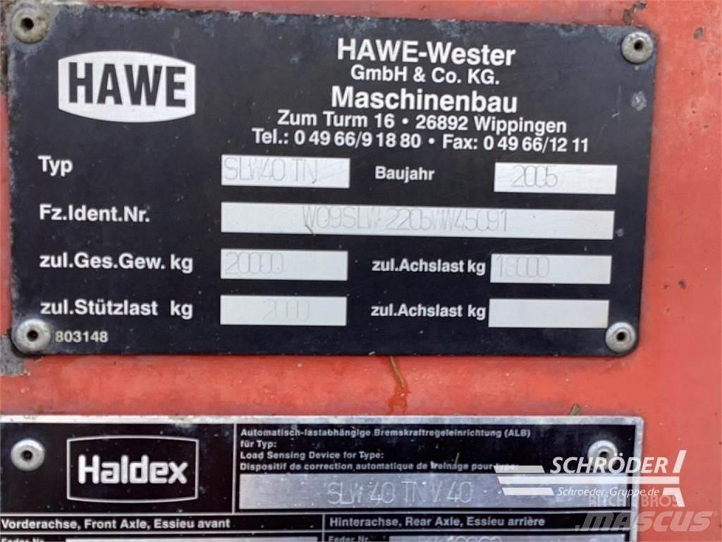 Hawe SLW 40 TN Grain / Silage Trailers