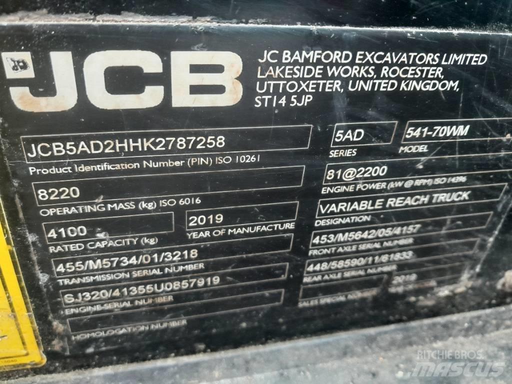JCB 541-70 Telehandlers for agriculture
