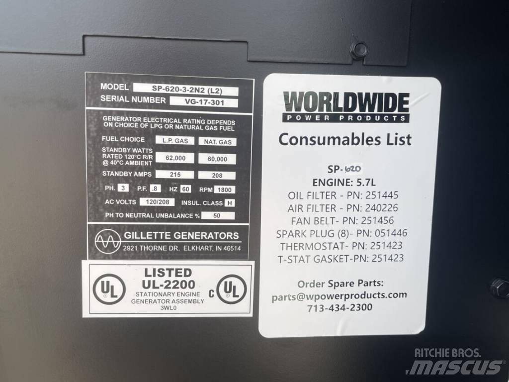  GILLETTE  SP-620 Diesel Generators