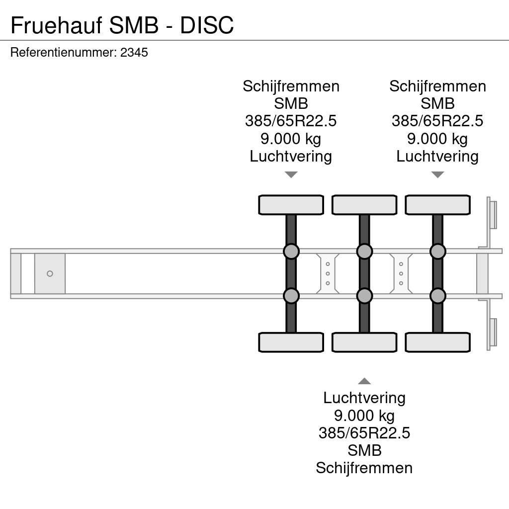 Fruehauf SMB - DISC Flatbed/Dropside semi-trailers