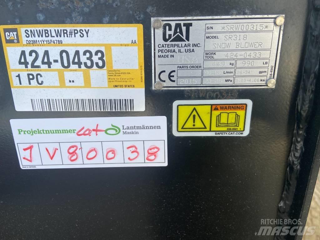 CAT SR318 SNÖ SLUNGA Snow throwers