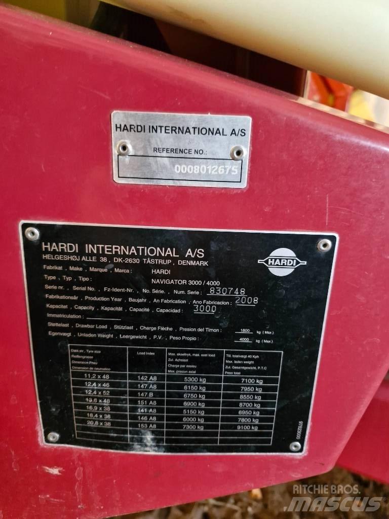 Hardi Navegator 3000 Trailed sprayers