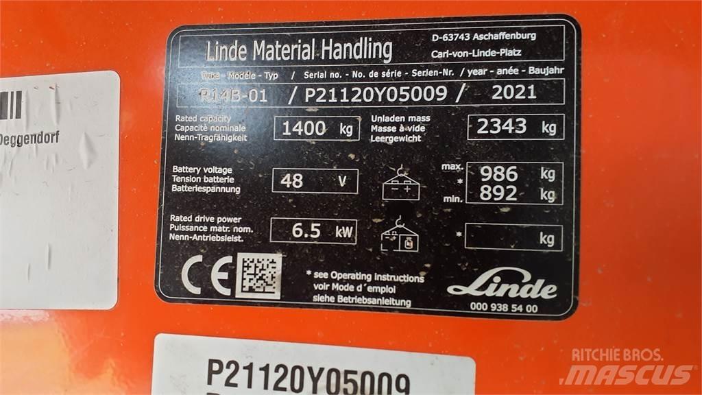Linde R14B Reach trucks