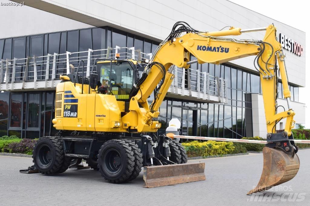 Komatsu PW118MR-11 Wheeled excavators