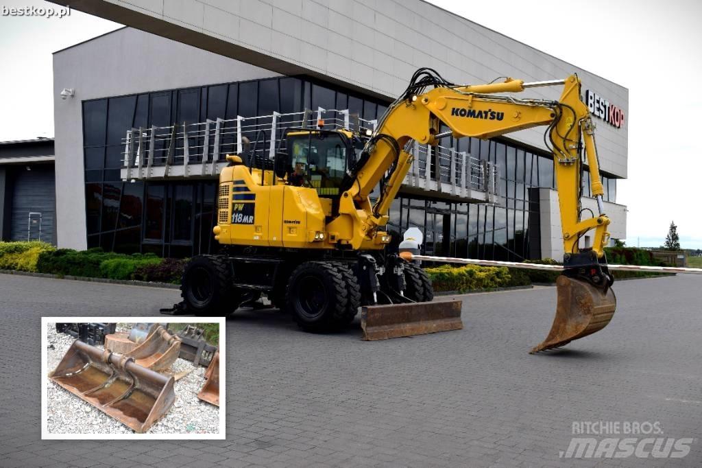Komatsu PW118MR-11 Wheeled excavators