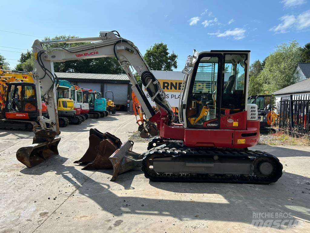 Takeuchi TB 280 FR Midi excavators  7t - 12t