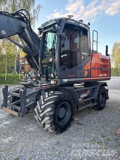 Atlas 160 W Wheeled excavators