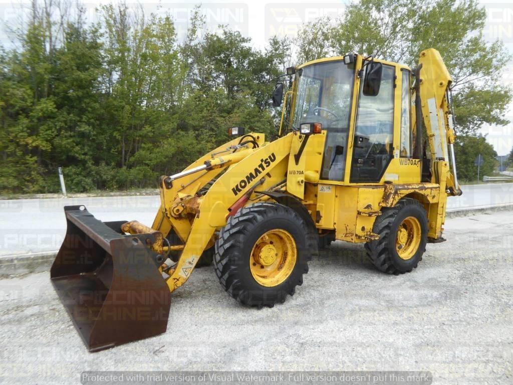 Komatsu WB70A Backhoe loaders
