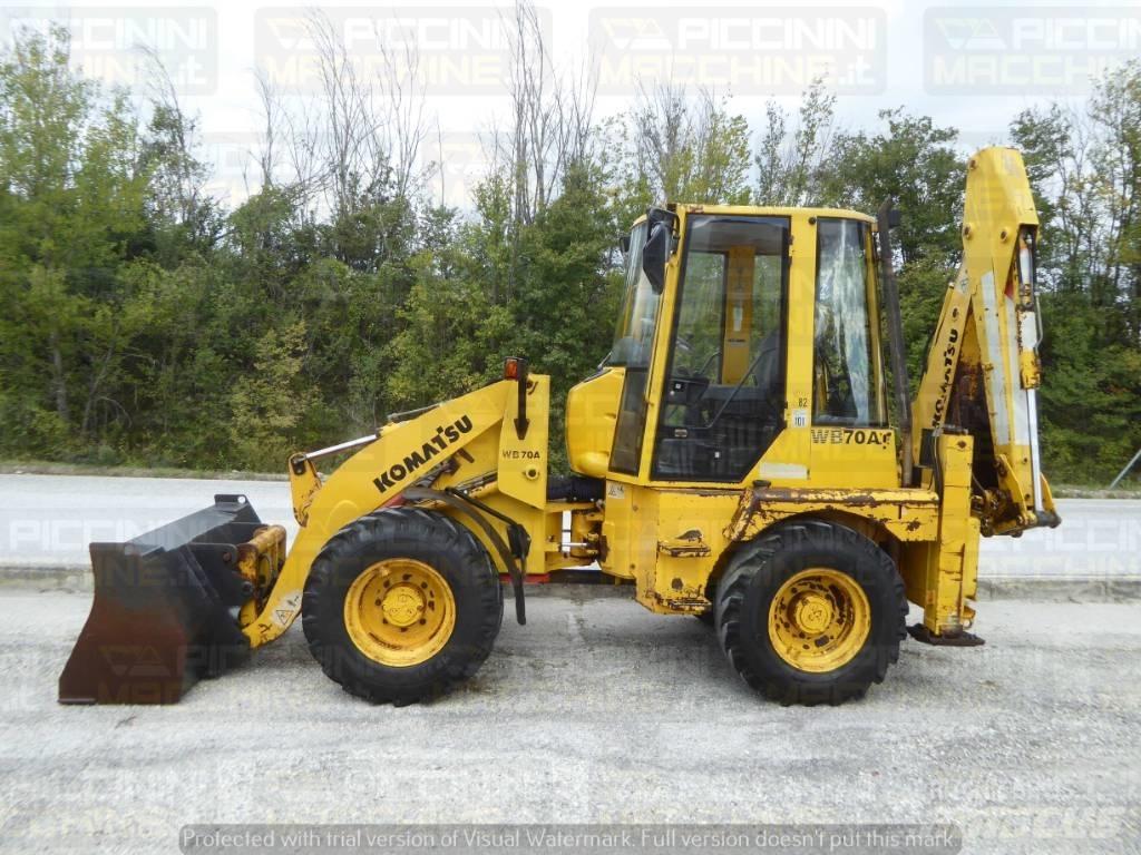 Komatsu WB70A Backhoe loaders