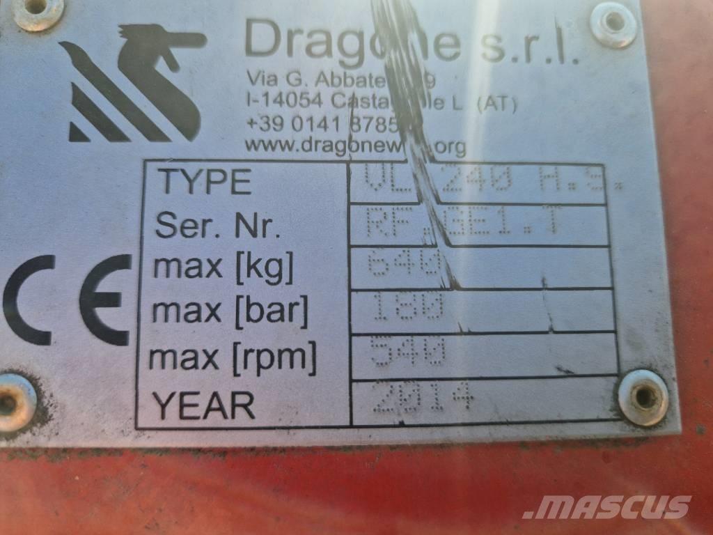 Dragone VL240 H.S Pasture mowers and toppers