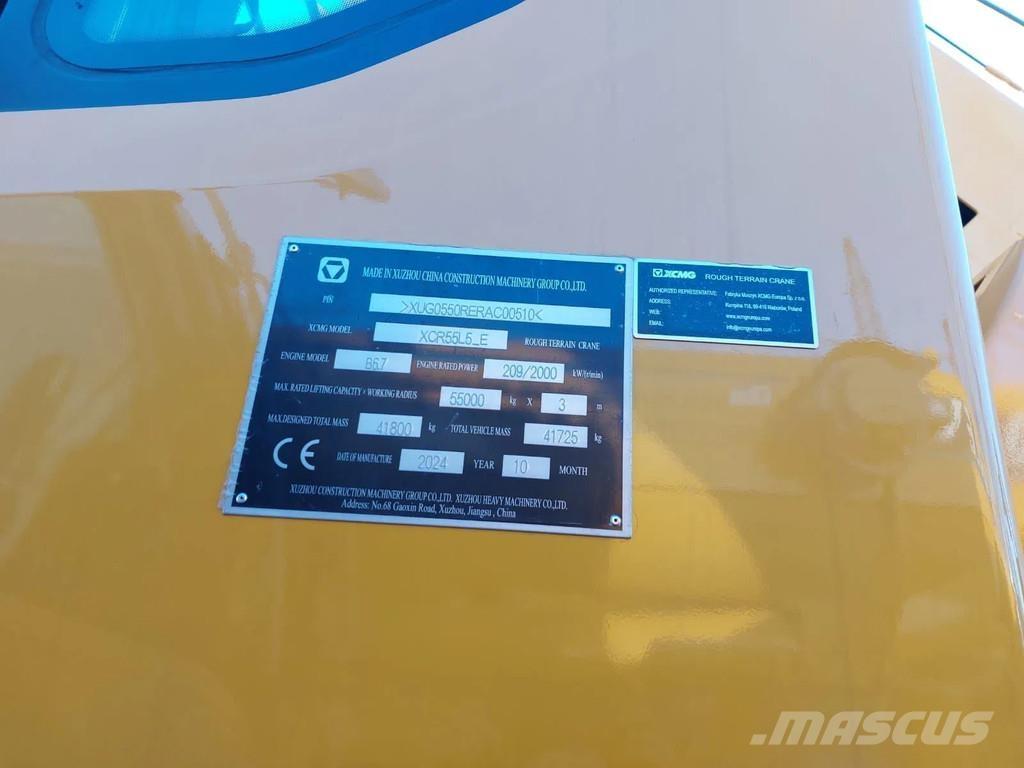 XCMG XCR55L5_E Rough terrain cranes
