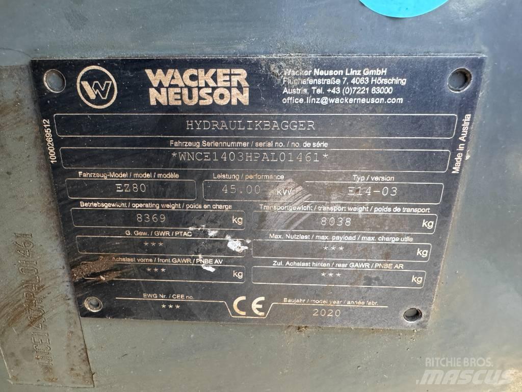Wacker Neuson EZ80 Crawler excavators
