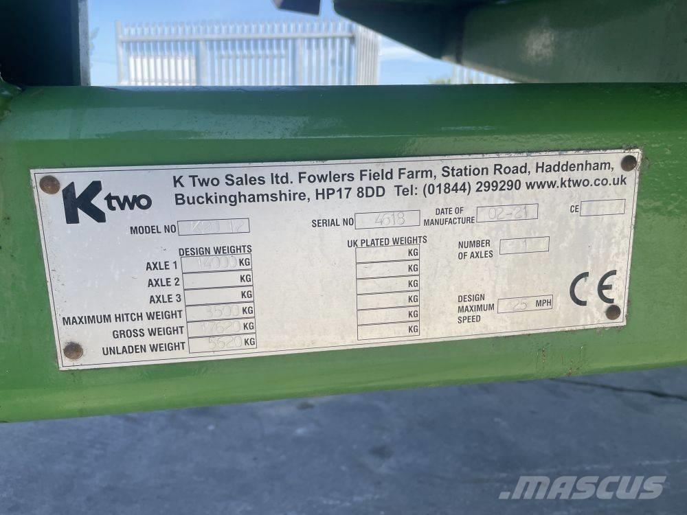 Ktwo Duo 1200 Manure spreaders