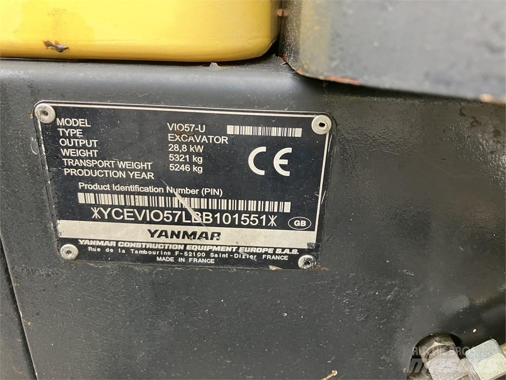 Yanmar Vio 57 U Mini excavators < 7t (Mini diggers)