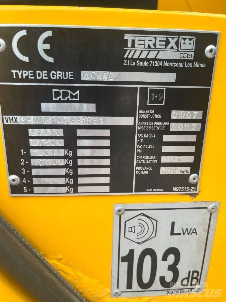 Terex Demag AC 35-L Rough terrain cranes