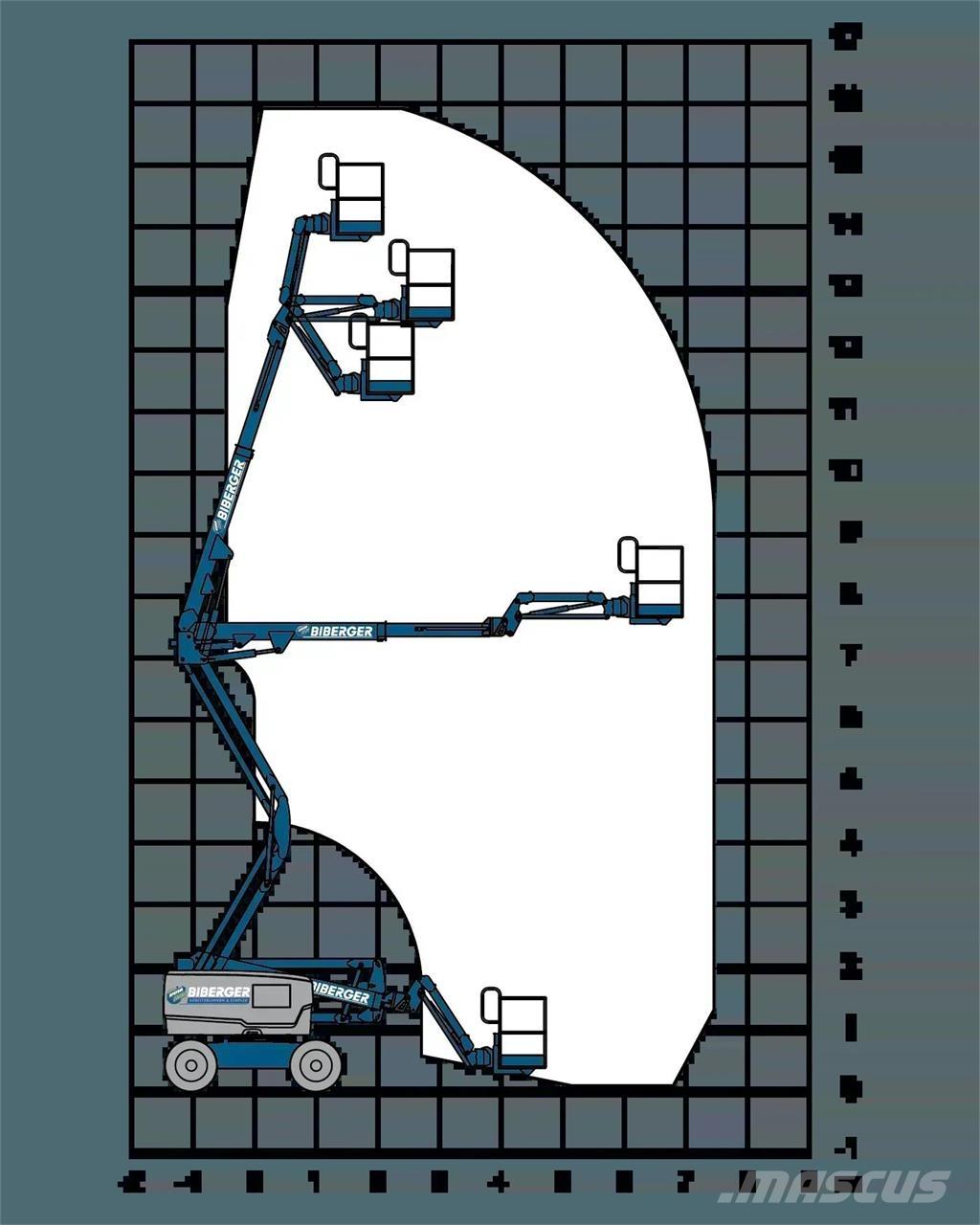 JLG E450AJ Articulated boom lifts