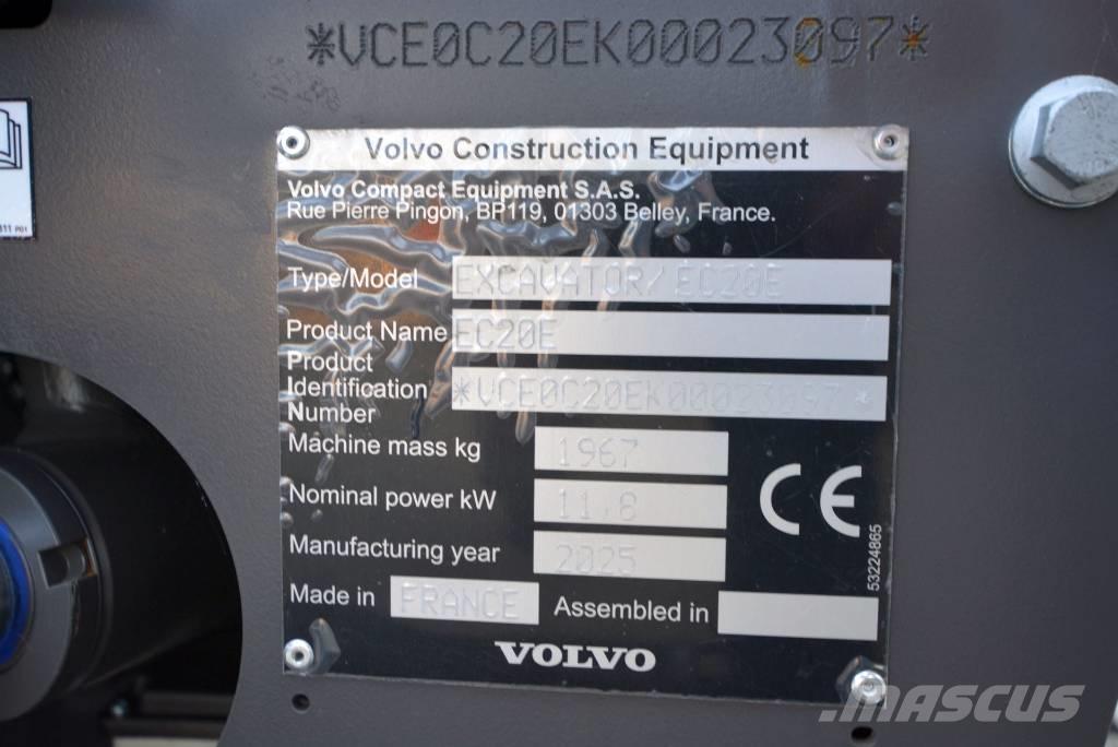 Volvo EC 20 E Mini excavators < 7t (Mini diggers)
