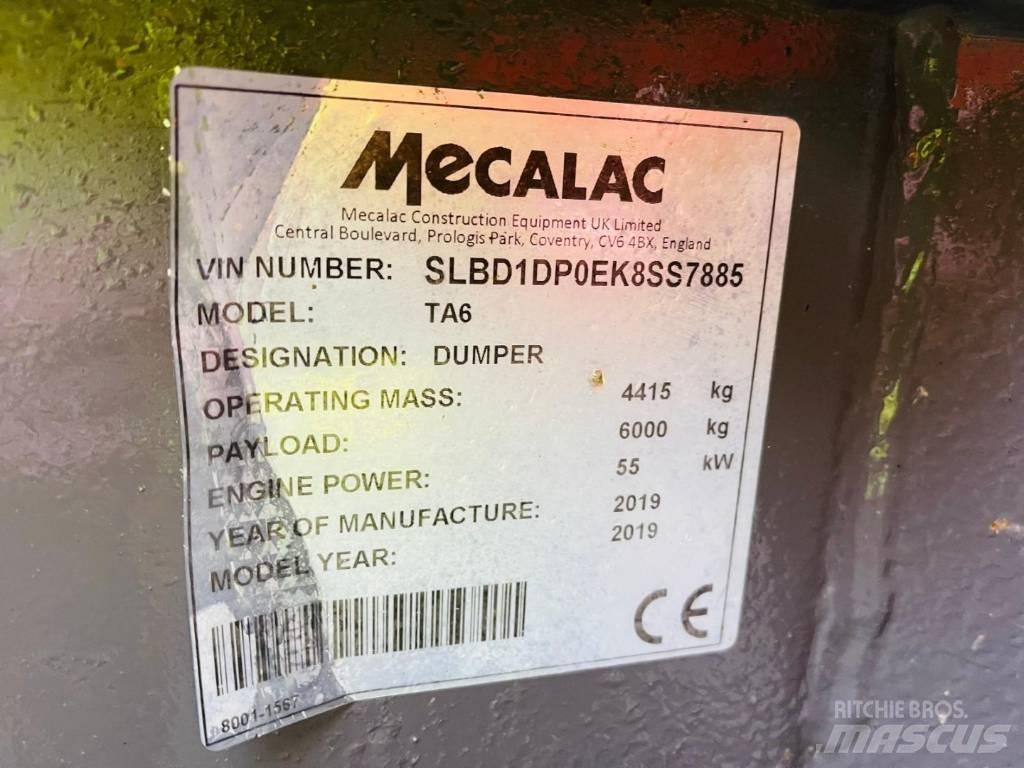 Mecalac TA 6 Site dumpers