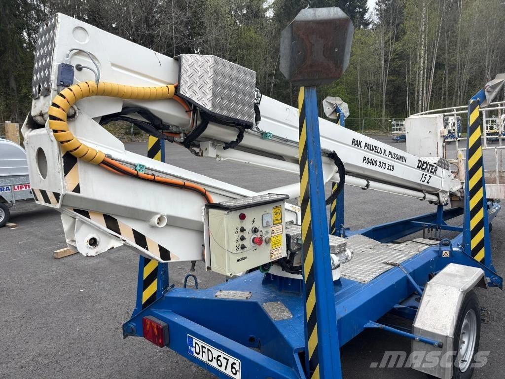 Dexter 15 Z Trailer mounted aerial platforms