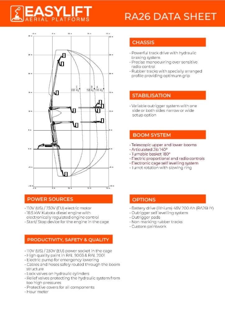EasyLift RA 26 Other lifts and platforms
