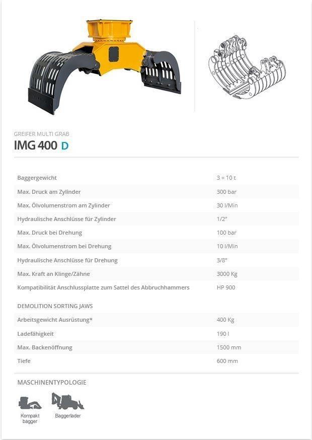 Indeco IMG 400 Grapples