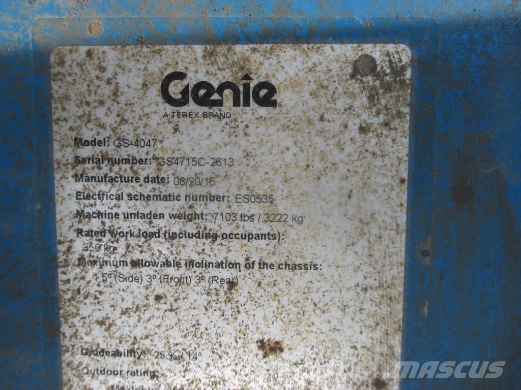 Genie GS 4047 Scissor lifts