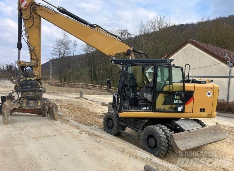 CAT M316F Wheeled excavators