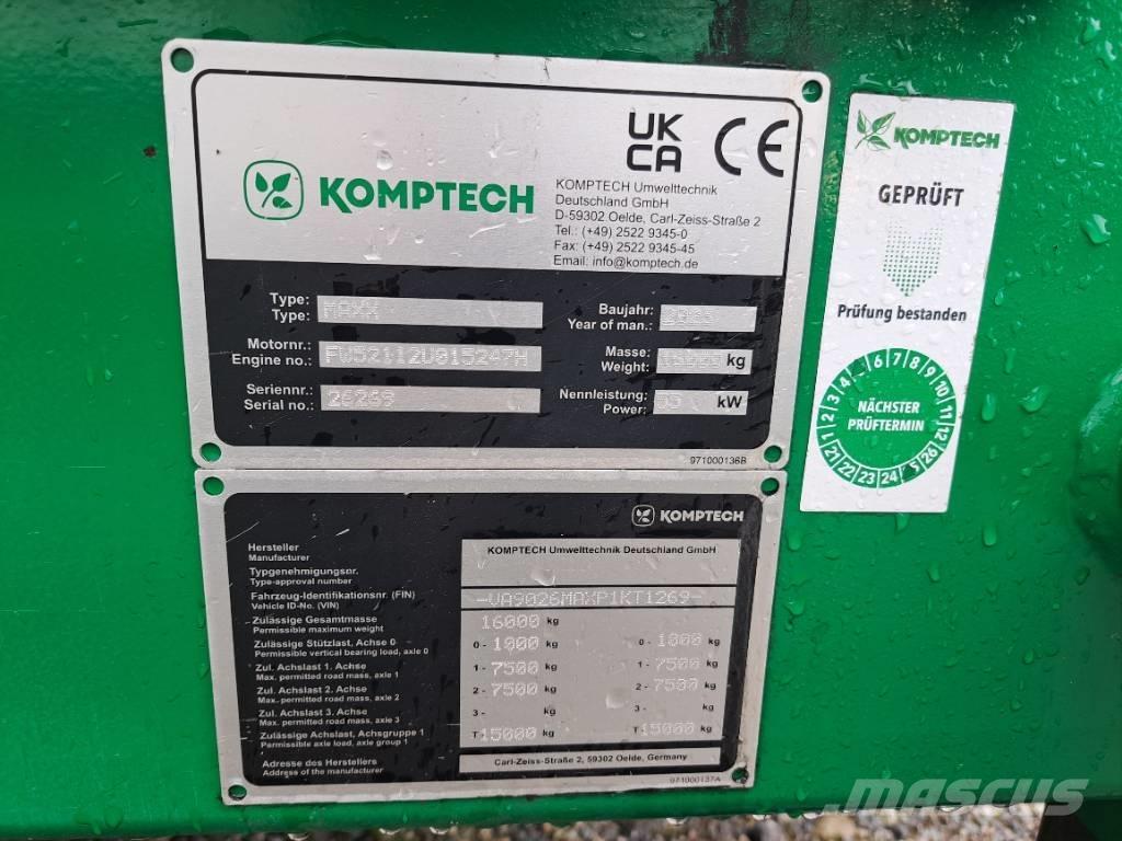 Komptech Maxx Mobile screeners
