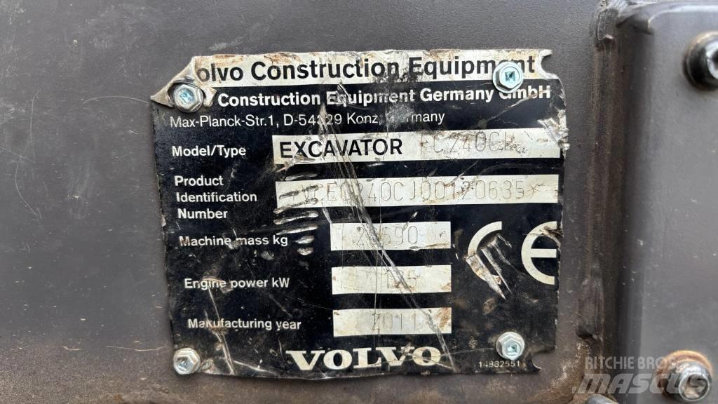 Volvo EC 240 C L Crawler excavators