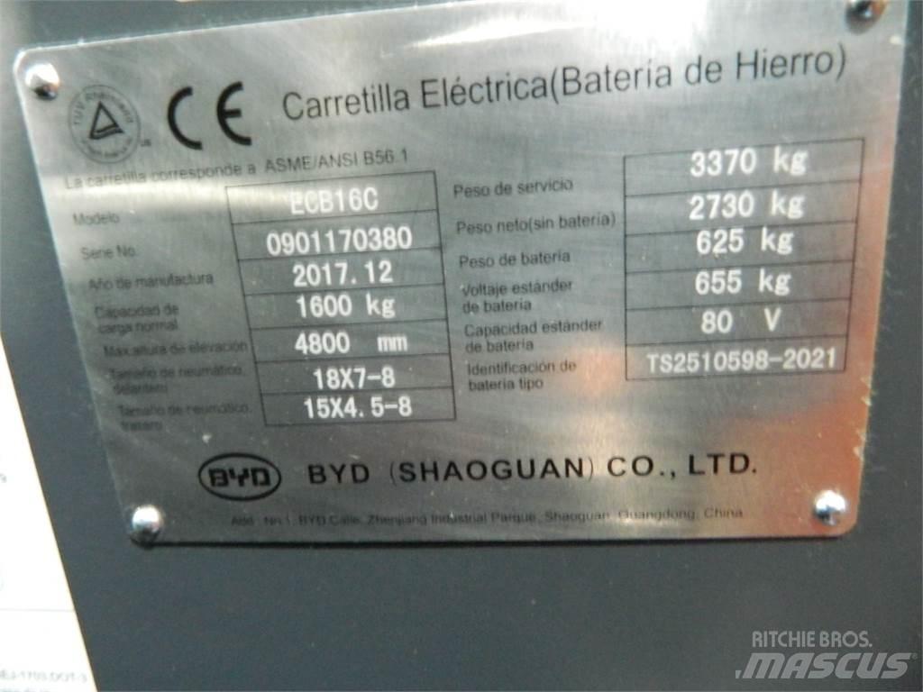  ECB16C Electric forklift trucks