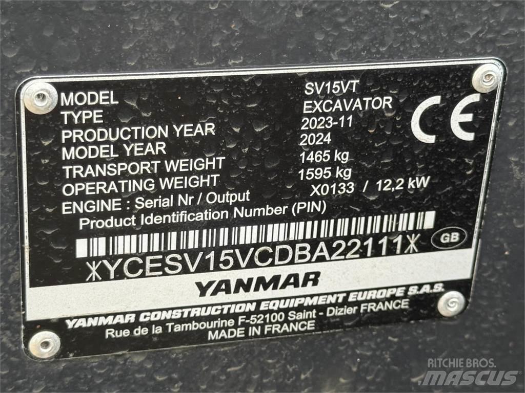 Yanmar SV15VT Midi excavators  7t - 12t