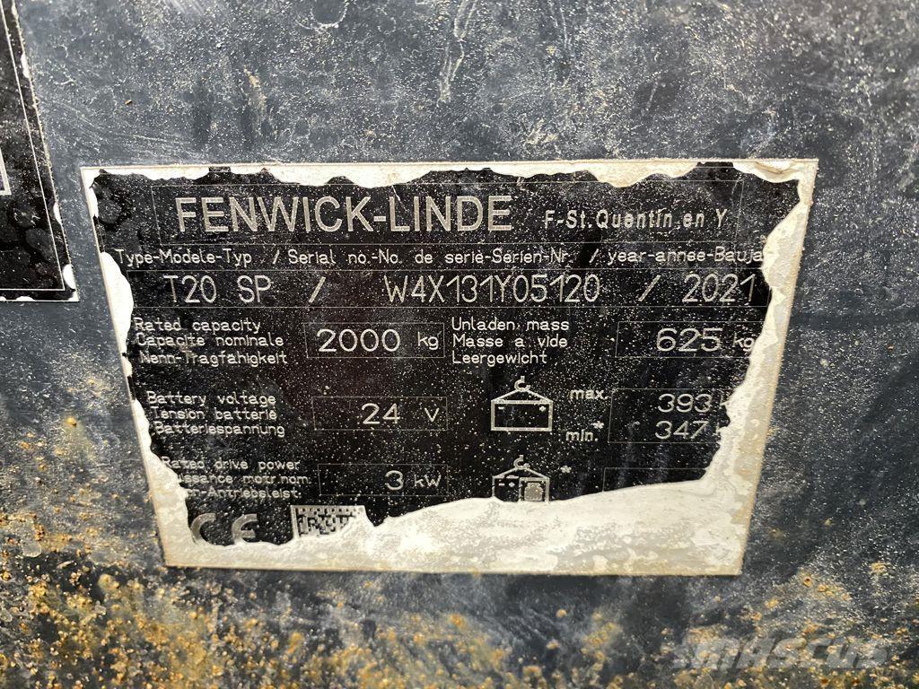 Linde T20SP Low lifter with platform